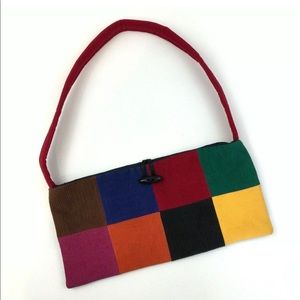 Patchwork Fabric Color-block Purse Tara Hubbard